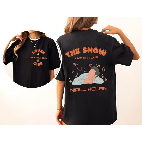 The Show Live On Tour Shirt, Tour Niall Horan 2024 Tee 2 Sided - Picture 1 of 4